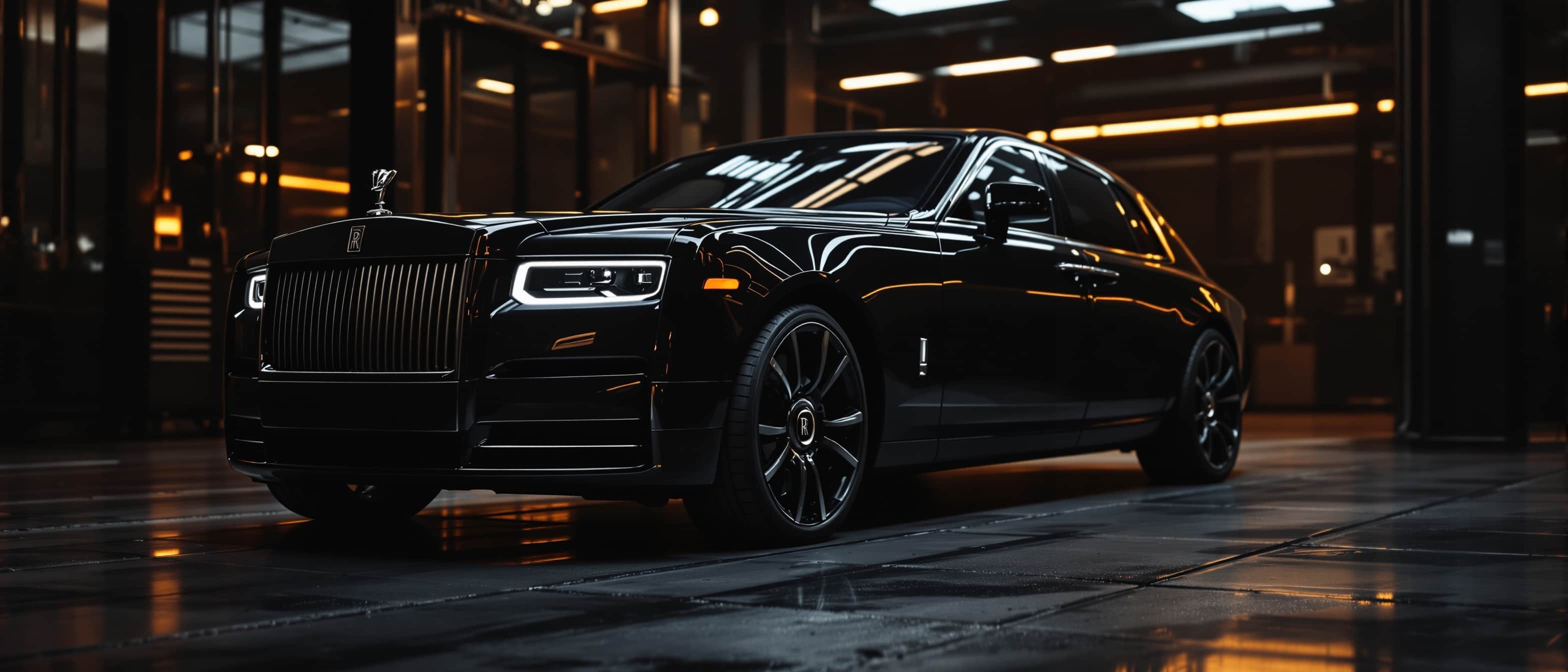 Detailed luxury vehicle